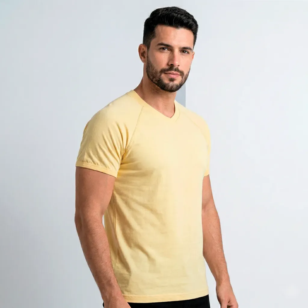 [YV94SSAK] POLO M/ CORTA WRANGLA VARON YV94 (S, AMARILLO MKB)